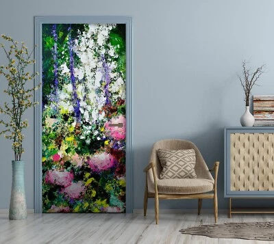 £84.77 • Buy 3D Flowers A217 Door Wall Mural Photo Wall Sticker Decal Allan P Sinsin