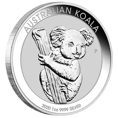 Australian 2020 Koala Coin - 1oz 99.9% Silver - In Capsule - Perth Mint • $54