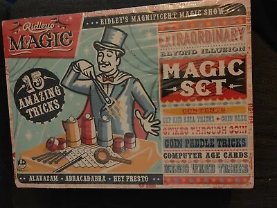 Retro Ridleys Magnificent Magic Show Boxed Set 15 Magic Tricks FREE POSTAGE • £15