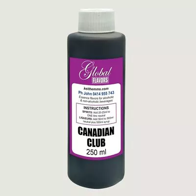 Canadian Club 250 Ml Spirit Essence • Premium Quality & Unbeatable Price! • $43.85