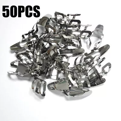 50Pcs/set Stainless Steel Finger Picks Open Design For Guitar Banjo Dobro USA • $18.65