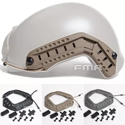 FMA Tactical Hunting Gear Helmet Side Guide Rails Mount For OPS Fast Helmet • £13.19