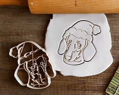 Dachshund Christmas Basset Dogs Face Cookie Cutter Pastry Fondant Pet Animal • £3.87