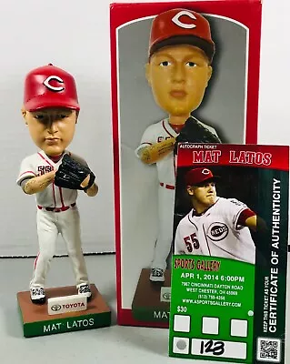 Mat Latos Bobblehead - 2013 Cincinnati Reds - With COA - New In Original Box • $11.95