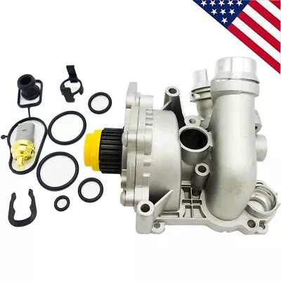 Aluminum Water Pump For A4 A3 TT VW Tiguan Jetta Golf GTI Eos Beetle CC 2.0T TSI • $49.99