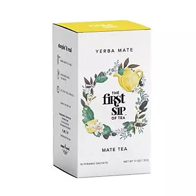 Pure Yerba Mate Pyramid Sachet Tea Bags Chlorogenic Acid Tea Clean Energy Dri • £16.03