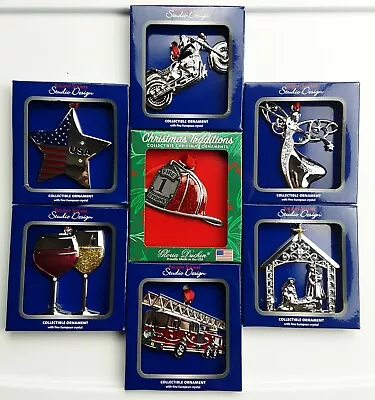 Christmas Ornaments Regent Square StudioDesign W/Fine European Crystal 7 Designs • $7