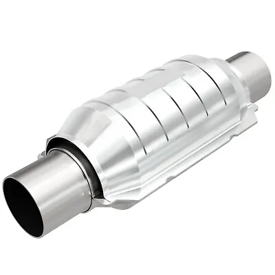 Magnaflow 51206 High-Flow Catalytic Converter Round 2.5  In/Out OEM GRADE OBDII • $194