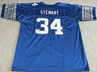 James Stewart Detroit Lions Football Jersey Youth Boys XL Vintage Blue • $19.99