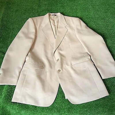 Farah Westernwear Vintage Beige Cowboy Western Blazer Casual Jacket Size 44L • $50