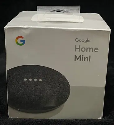 BRAND NEW Google Home Mini Smart Assistant CHARCOAL • $45
