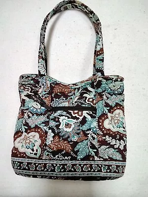 Vera Bradley Java Blue Purse Pre-Owned Magnet Clasp • $8