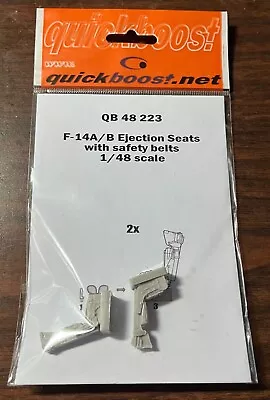 F-14A/B Ejection Seats W/Safety Belts Quickboost 48223 1/48 X2 F14 • $19.95