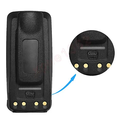 USB-C PMNN4065 Battery For Vertex VXD720 Two Way Radio Easy Powering USA • $40.09