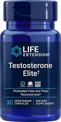 Life Extension Testosterone Elite 30 Vegetarian Capsules • $35.49