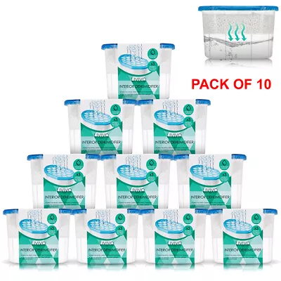 10 X 500ml Dehumidifier Interior Damp Trap Mould Moisture Mildew Remover Home • £9.94