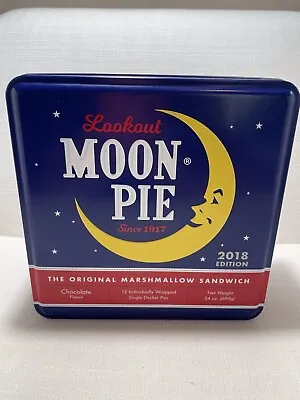 MOON PIE  Embossed Tin 2018 Empty Collectible  Orig Marshmallow Sandwich  • $10.95