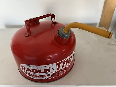 Vintage Eagle The Gasser 2.5 Gallon Metal Gas Can USA Made M-2 1/2 • $30