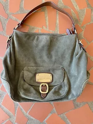 Michael Kors Suede Army Green Tote Bag Leather • $50