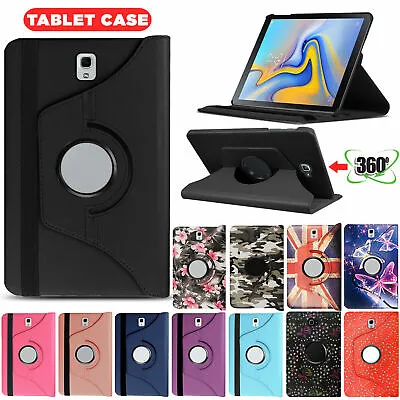 Folio Stand Leather Cover Case For 7  8  10.1  X Samsung Galaxy Tab A A6 Tablet • £5.99