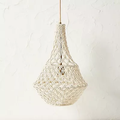 Large Rope Pendant White - Opalhouse Designed With Jungalow • $40.99