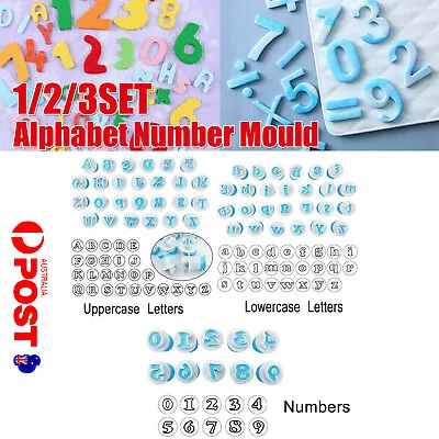 26 Pieces Alphabet Cookie Cutter Letters Fondant Cake Decorating Icing Cutters D • $10.99
