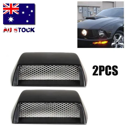 2X Car Roof Decorative Air Flow Intake Hood Scoop Vent Bonnet Cover Universal OZ • $28.89