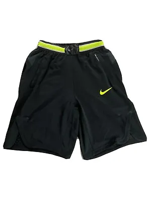 Nike Men's Aeroswift 9  Basketball Shorts 'Black Volt' 891725-011 Size S • $54.99