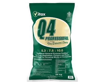Vitax Q4 Professional All-Purpose Fertiliser Plant Flower Fruit Vegetable 20kg • £64.90