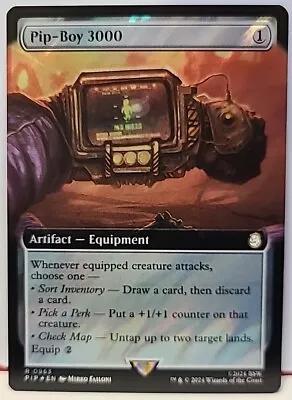 MTG Fallout - Pip Boy 3000 Surge Foil - M/NM • $44