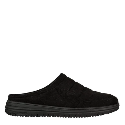 £23.99 • Buy Skechers Mens Back Slip On Mule Faux Fur Mules Slippers Comfortable Warmth