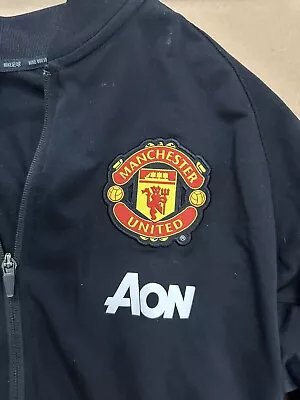 Manchester United Soccer Nike Tru-fit Warmup Jacket Large • $24.99