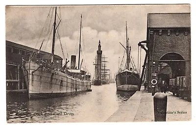 £6 • Buy Lincolnshire Postcard - Grimsby Dock And Coal Drop - P/U 1904 (A450)