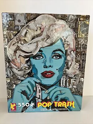 New Ceaco Pop Trash Marilyn Monroe 550 Piece Jigsaw Puzzle With Puzzle Poster • $9.95