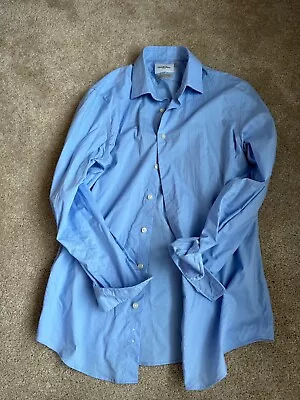 Lot Of 3 Goodfellow Target Dress Shirts - Size Sz M Medium Men's Blue White • $12