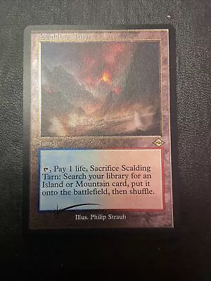 Scalding Tarn MTG Misprint Shifted Foil Fetch Land • $99.99