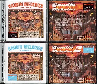 GAUDIN MELODIES 1 & 2 - TWO Fairground Organ CDs (2022) [NEW] Gaudin Victory • £15.95