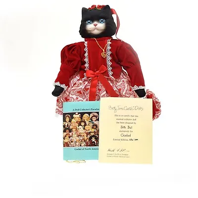 Goebel Betty Jane Carter Doll 1995 Valentina Smoochy Musical Cat Holiday #400 • $139