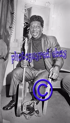 Muddy Waters Dressing Room Portrait - 8 X12-inch Original B&W Photograph • $15