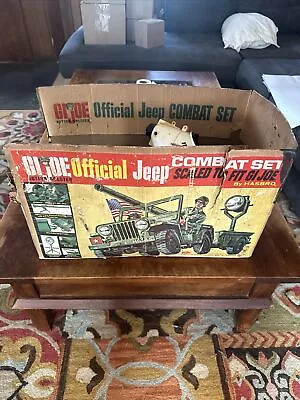 Vintage 1960s Hasbro GI JOE Jeep Combat Set #7000 W / Original Box & Sea Wolf • $9