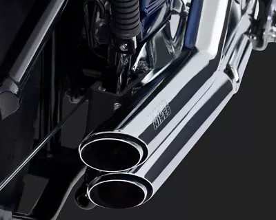 $549.99 • Buy Vance  Hines Shortshots Staggered Exhaust Pipe Chrome Yamaha V Star 650 2006-15