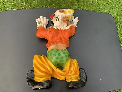 Vtg 1974 Universal Statuary Corp  Clown With Pants Falling Down  Figurine # 614a • $20