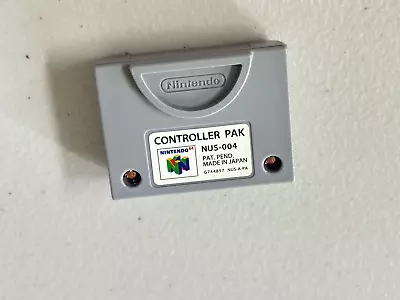 Official OEM Controller Pak (Nintendo 64 N64) Authentic Tested • $12.95