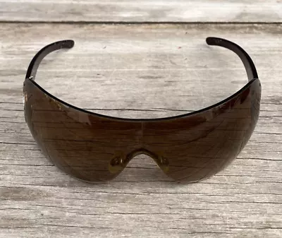 Rare Vintage CHANEL Big C Logo Shield Mask Sunglasses Gradient Lenses Y2K • $129.99