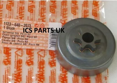 £25.99 • Buy Genuine Stihl Chainsaw Clutch Chain Sprocket 1123 640 2073 MS171 021 023 025 8/6