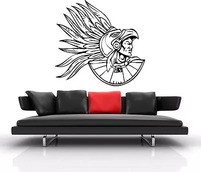 Aztec/Mayan Warrior-Home Decal-Great For Walls Of Your Home And As Gifts. • $15