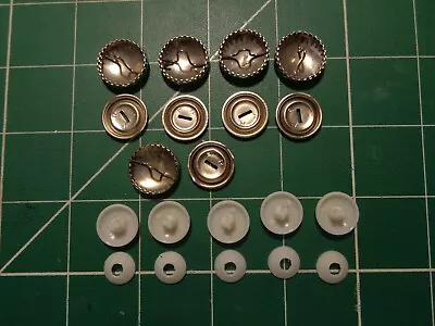 Self Cover Buttons – 10 Pieces = 20mm & 15mm = Pk 2 • £2.89