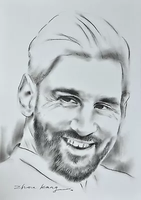  Lionel Messi Original Charcoal Drawing 100% Hand Drawn On A3 Paper • £85