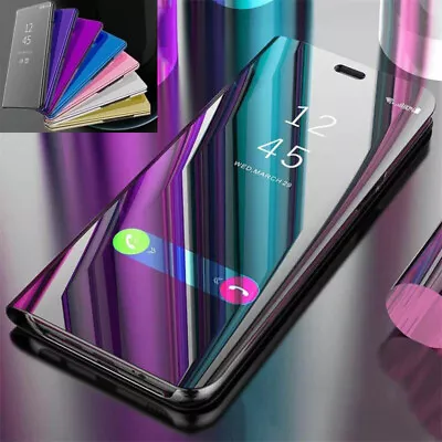 Luxury Mirror View Hard Flip Case Stand Cover For Samsung Galaxy S10 Plus/S10 5G • $8.59