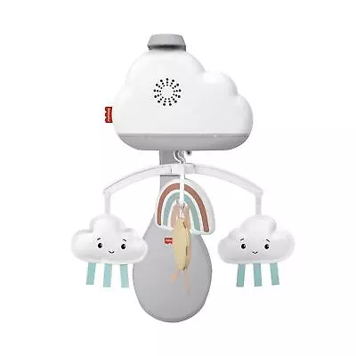 Fisher-Price Rainbow Showers Bassinet To Bedside Mobile With Soothing Sounds • $35.99